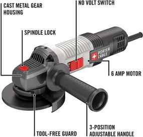 img 3 attached to 🛠️ PORTER CABLE PCEG011 7.5-Amp Angle Grinder