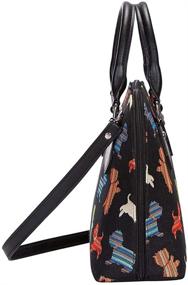 img 1 attached to 🐶 Stylish Signare Tapestry Handbag: Playful Puppy Design (CONV-PUPPY)