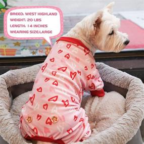 img 2 attached to 🎅 KYEESE Dog Pajamas Christmas: Santa Claus Dog Onesie for Small to Medium Sized Dogs - Soft & Stretchable Holiday Attire