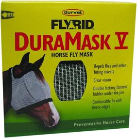 img 1 attached to 🐴 Durable Durvet Fly D 698574 Duramask Fly Mask: Effective Insect Protection for Horses