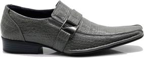 img 3 attached to Enzo Romeo Santcro Crocodile Loafers Men's Shoes for Loafers & Slip-Ons