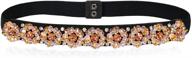 👗 dorchid crystal waistbands for women, champagne – women's belts and accessories logo