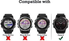 img 3 attached to 📱 Diruite 4-Pack for Garmin Fenix 5 Tempered Glass Screen Protector - Ultimate Protection with 2.5D 9H Hardness, Anti-Scratch, and Bubble-Free Application (Not Fit for Fenix 5 Plus)