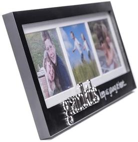 img 2 attached to 🎁 Malden Grandkids Keep Us Young at Heart - Silver Expression 3-Opening Frame, 4 by 6-Inch: The Perfect Gift for Grandparents!