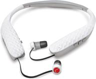 беспроводные наушники-бандана lucid audio bluetooth - белый/серый, стандарт - hlt-nhe-bt-p amped hearband для усиления звука логотип