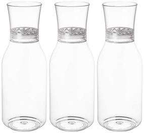 img 2 attached to Shatterproof Plastic Carafe Pack by AmazonCommercial: An Essential for Food Service Equipment & Supplies