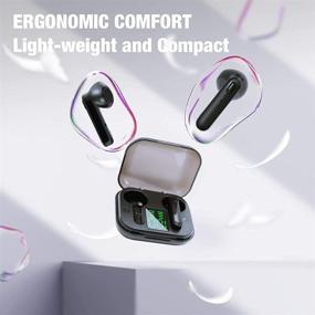 img 1 attached to 🎧 WXM True Wireless Bluetooth 5.0 Earbuds - Hi-Fi Stereo Sound, Deep Bass, 30H Playtime, IPX5 Waterproof, Microphone - Headphones with Charging Case