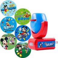 transform your space with mickey mouse: projectables mouse & roadster racers led night light projector логотип