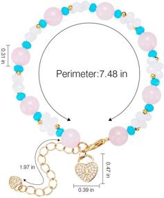 img 2 attached to Bracelet Healing Crystals Gemstone Adjustable