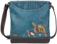 🐢 chala sweet messenger tote turtles: stylish women's handbags & wallets for a trendy look logo