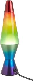 img 3 attached to 💡 Lamp Lava 2179: 14.5-Inch Tri-Colored Globe with Rainbow Hand Painted Base and White Wax