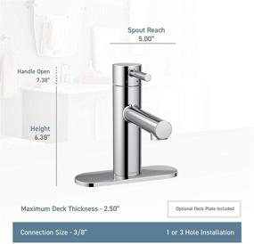 img 1 attached to 🚰 Moen 6190BG Brushed Bathroom Faucet