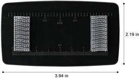 img 2 attached to 🚗 Держатель пропуска для толл-пассов EZ Pass, I Pass, I Zoom, PalPass, FasTrak, Quick Pass, Elite Pass, PrePass, Toll Pass Tag с креплением на лобовое стекло - универсальная посадка, в комплекте крепежные полосы - черный.