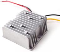 dc 24v to dc 12v преобразователь снижения напряжения - 10a 120w адаптер питания для грузовиков и автомобилей - идеально подходит для автомобилей, грузовиков, транспортных средств, лодок, солнечных систем и многого другого (входы dc15-40v) логотип