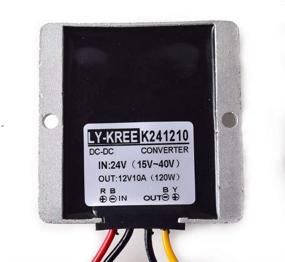img 3 attached to DC 24V to DC 12V Преобразователь снижения напряжения - 10A 120W Адаптер питания для грузовиков и автомобилей - Идеально подходит для автомобилей, грузовиков, транспортных средств, лодок, солнечных систем и многого другого (входы DC15-40V)