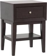 baxton studio gaston modern nightstand логотип