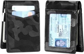 img 3 attached to GEEAD Leather Wallet - RFID Blocking Men's Wallet: Essential Men's Accessories for Cards, Cash, and Organizing Money