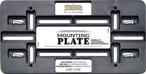 img 2 attached to 🧲 Cruiser Accessories 79150 Mounting Plate: Black, Durable and Easy-to-Install