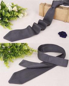img 2 attached to Solid Vintage Fashion Handmade Necktie