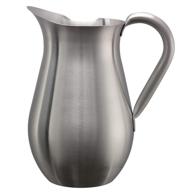 🍾 service ideas wpb2bsng 2l bell shaped brushed pitcher - guardless elegance and functionality logo