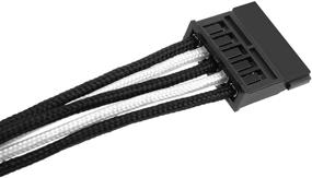 img 1 attached to CableMod черный набор кабелей ModFlex Essentials для C-Series Rmi RMX cm-CSR-EKIT-KKW-R: повысьте эффективность управления кабелями