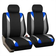 fh group fb033blue102 bucket seat cover (modernistic airbag compatible (set of 2) blue) logo