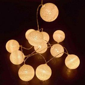 img 3 attached to 3M/10Ft 30 Warm White Ball LED Xmas Wedding Battery Operated String Fairy Light - Enchanting Lighting for Festive Occasions