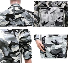 img 1 attached to DINGANG Mid Length Fashion Camouflage Outerwear Women's Clothing in Coats, Jackets & Vests