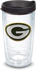 img 4 attached to 🏈 Tervis Double Walled NFL Green Bay Packers Insulated Tumbler Cup - Made in USA, 16oz - Keeps Drinks Cold & Hot with Black Lid and Primary Logo