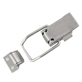 img 2 attached to 🔒 High-Quality Spring Loaded Stainless Steel Draw Toggle Latch from uxcell Box Chest