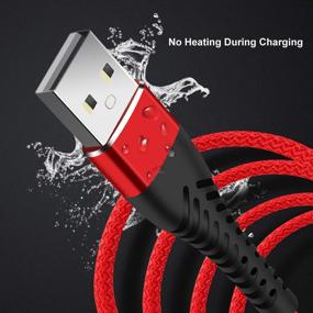 img 2 attached to 🔌 IHAO Red Durable Charging Device - Compatible with a Range of Devices