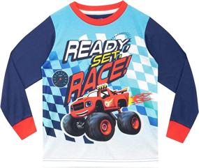 img 3 attached to 🔥 Blaze Monster Machines Boys Pajamas - Trendy Boys' Clothing for Nighttime Adventure