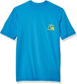 img 3 attached to Quiksilver Heritage Short Sleeve Heather Boys' Clothing for Swim