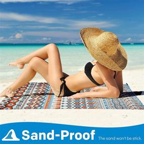 img 1 attached to 🏖️ SYOURSELF Microfiber Beach Towel for Travel: Extra Large, Quick Dry, Super Absorbent, Lightweight & Sand Free - Ideal for Pool, Swim, water Sports, Gym, Yoga, Camping, Outdoor Activities, and Picnic – 71"x 35