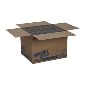 img 2 attached to 🧻 Brawny Professional P100 Disposable Cleaning Towel by GP PRO, 29222, Light Duty, Tall Box, Brown, 20 Boxes - 148 Count