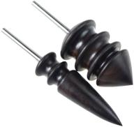 leather burnishing tool kit - pointed narra tip, leather slicker tool, craft set for leatherworking with rotary tools logo