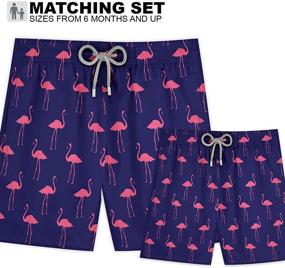 img 2 attached to 👨 Matching Father and Son Swim Trunks by Stivali