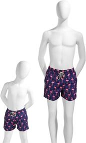 img 3 attached to 👨 Matching Father and Son Swim Trunks by Stivali