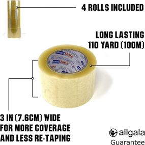 img 1 attached to 📦 Allgala Sealing Packing Pack: Clear X110 – Ultimate Solution for Secure Packaging - TP10003