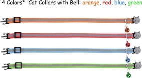 img 3 attached to Shop for D-BUY Cat Collars: Bell Cat Collars, Breakaway & Reflective Options, Nylon Collars with Bells - Ideal for Cats & Puppies