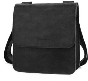 img 4 attached to Stylish Leather Men's Crossbody Bag for Travel, Work, and Retro Events - Small Shoulder Bag with Pad, Messenger Sling Design by Leathario