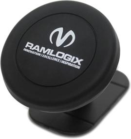 img 4 attached to Enhanced Ramlogix Universal Magnetic 📱 Cell Phone Holder and Powerful Car Mount