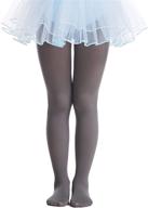frola opaque microfiber ballet tights: premium girls' clothing for socks & tights logo