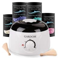 wax warmer hair removal kit by gardom - full 🔥 body, legs, face, eyebrows, bikini - includes 4 hard wax bean bags logo