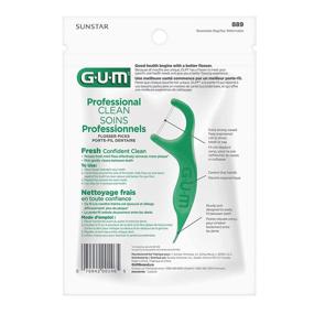 img 2 attached to 💪 GUM-889DD Professional Clean Flossers: Extra Strong Flosser Pick with Fresh Mint - 150 Count