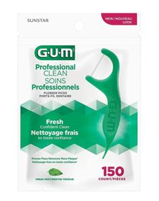 img 3 attached to 💪 GUM-889DD Professional Clean Flossers: Extra Strong Flosser Pick with Fresh Mint - 150 Count