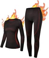 women's thermal base layer for cold weather - long johns for women logo