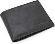 👔 laorentou men's minimalist wallets with rfid blocking – bifold design for cards, cash, and id logo