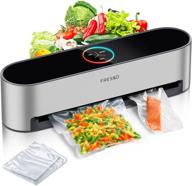 🔒 automatic vacuum sealer machine by fresko - 5-in-1 hands-free presets, powerful 95kpa food saver, dry & moist food modes, compact design with starter vacuum seal bags logo