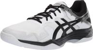 asics gel tactic volleyball shoes gunmetal men's shoes and athletic logo